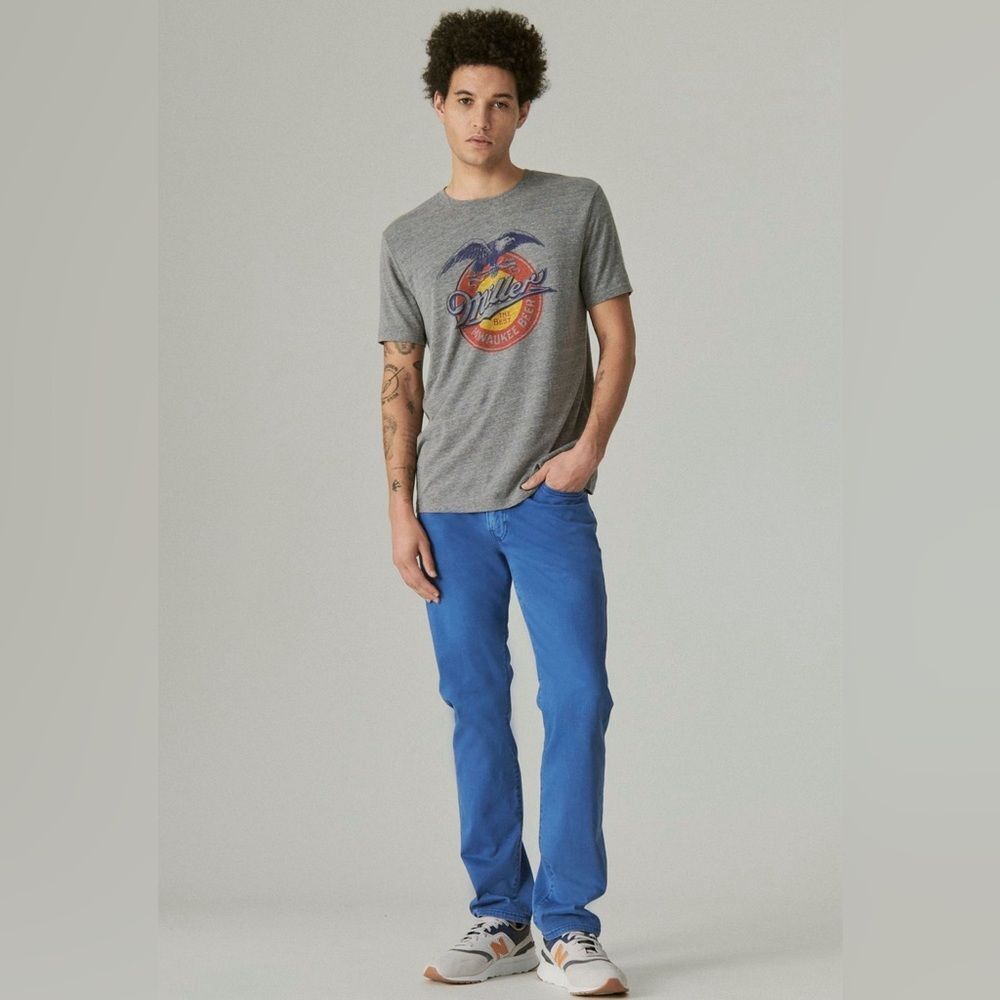 Lucky Brand Straight Jeans in Bright Blue